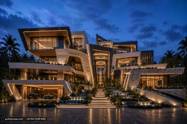 Arsitektur untuk Kabupaten Kutai Kartanegara. — pandangan arsitektur 2