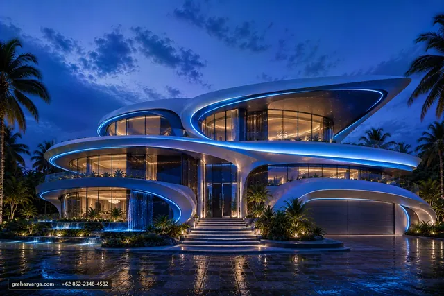 Arsitektur untuk Kabupaten Mahakam Ulu. — pandangan arsitektur 2